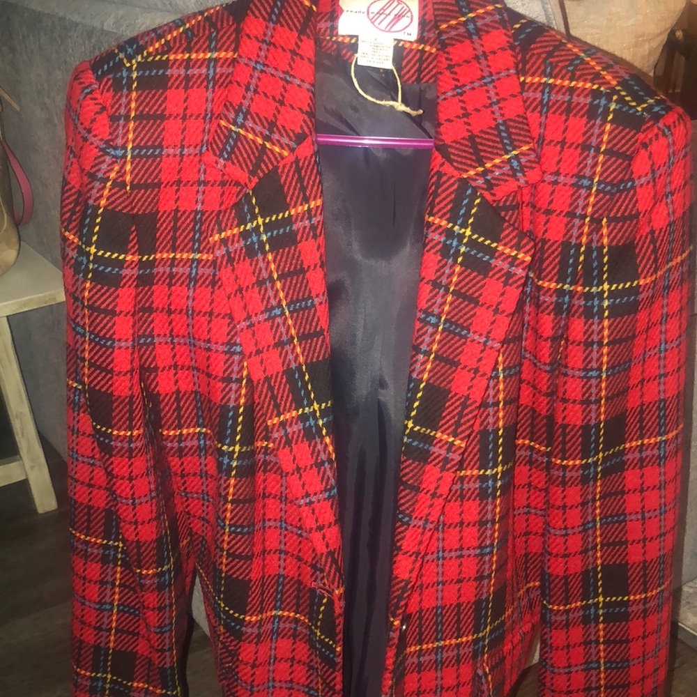 Red blazer